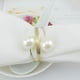 thumbnail image 2 of Injueey 12 piezas casa servilleta anillo de Metal comedor moda toalla decoración boda fiesta banquete servilletas titular ornamento Mostrada Oro, 2 of 6