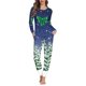 thumbnail image 2 of Pijama elegante de manga larga para mujer, ropa de dormir informal, conjunto de dos piezas, regalo de Navidad, Otoño e Invierno, 2 of 4