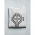 thumbnail image 3 of Ancient Celtic Cross Impression Sweatshirt Men -Image by Shutterstock, Male 3X-Large, 3 of 4