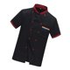 thumbnail image 5 of Uniforme de chef de manga corta de verano para hombre, camisa básica de chef para catering, panadería, hotel y restaurante, talla 2XL, 5 of 5