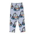 thumbnail image 4 of Balery Police Car print Women's Pajama Pants,Ultra Lightweight Pjs,Lounge Pant-Medium, 4 of 9