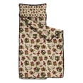 thumbnail image 2 of Beige Christmas Gift Pattern Toddler Nap Mats for Kids Preschool,50"x20" Sleeping Mat Bag or Kids,Toddler Sleeping Bag,Toddler Nap Mat or Daycare, 2 of 6