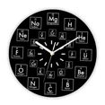 thumbnail image 3 of Funny Atomic Science Chemistry Wall Clock Geek Large Chemical Symbols Round Wall Watch Clock Silent Teacher Gift Decor（12 Inch）, 3 of 6