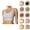 Grey, variant on Sports Bras for Women Quick Drying Moisture Wicking Criss Cross Strappy Bra Non Removable Pads Bralettes Workout Bra