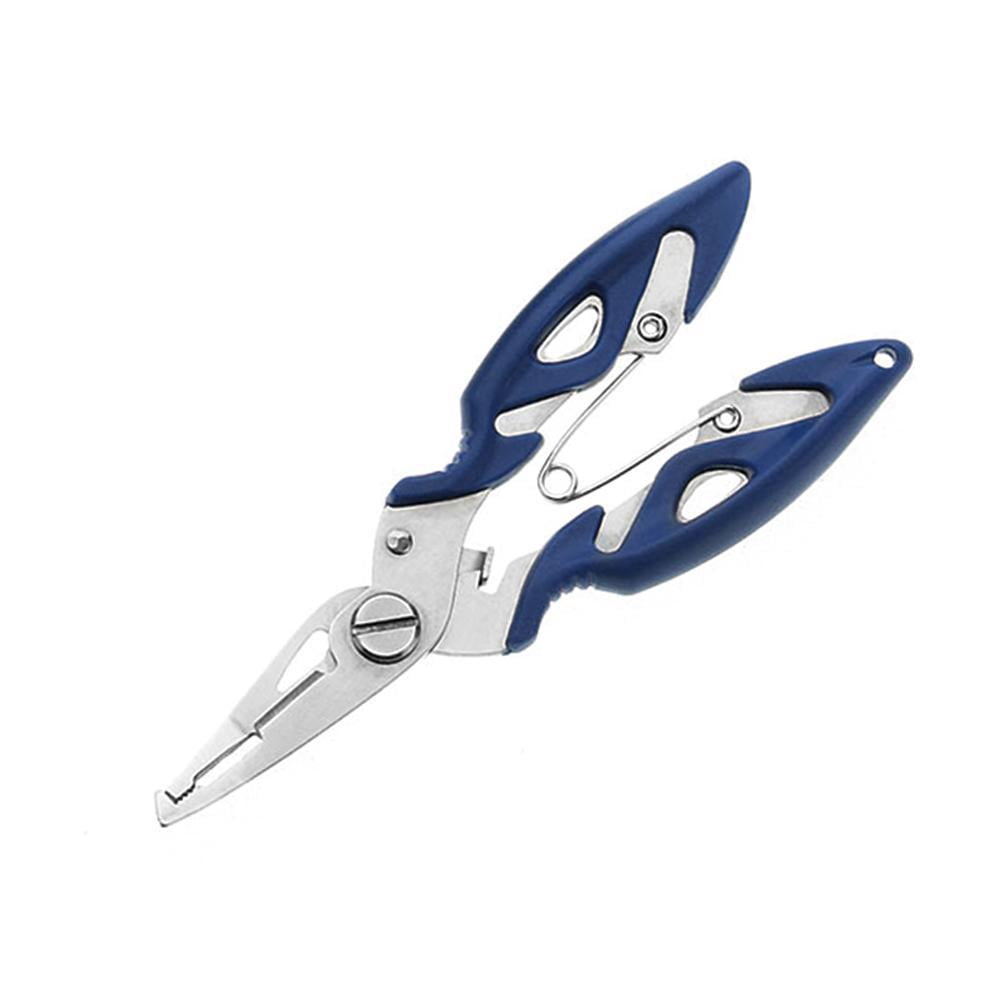 Stainless Steel Fishing Pliers Scissors Line Remove Hook Tackle Tool Kits Accessories Outdoor New