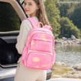 thumbnail image 4 of Schoolbag Backpack for College High Middle School Primary School Fashion Student bag, Cute Bookbag for Teens Women,3 PCS, 4 of 4