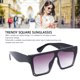 thumbnail image 3 of Gafas De Sol Cuadradas De Gran Tamaño, Elegantes Gafas De Sol Cuadradas De Moda Para Conducir, 3 of 7