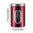 thumbnail image 3 of 2DXuixsh Kitchen Canisters Modern Airtight Flour and Sugar Containers Set Of 3 Storage Canister Container Set Food Canister Jars for Tea Sugar Flour Storage Kitchen Decor White, 3 of 9