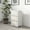 Gray Drawers/White Frame, variant on HBCY Creations Vertical Storage Dresser - Wood Top - White Metal Frame - Three Gray Easy Pull Fabric Drawers - Assembles in 10 Minutes or Less