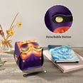 thumbnail image 3 of Mardi Gras Mask Tissue Box Cover Leather Square Rectangle Tissue Box Holder for Bathroom Living Room Desk Office Decor, 3 of 7