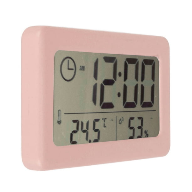 Reloj despertador digital ANGGREK Rosa 240 mAh multifuncional
