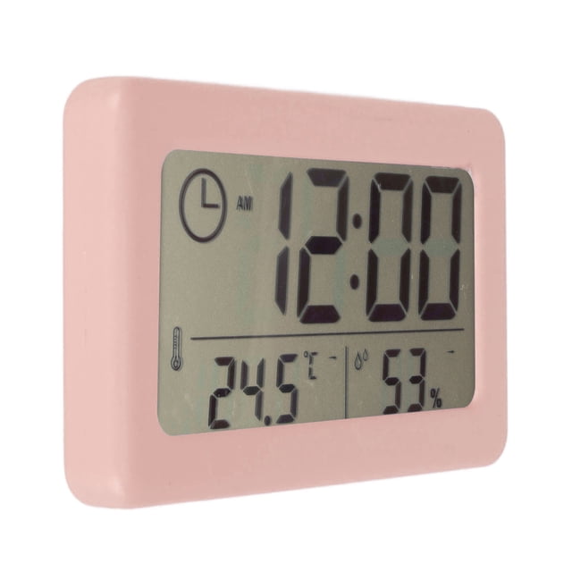 Reloj despertador digital ANGGREK Rosa 240 mAh multifuncional