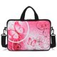 thumbnail image 3 of Richen 14 15 15.4 15.6 Pulgadas Bolso Bandolera Para Computadora Portátil Funda Con Asa Para Computadora Portátil Estuche De Viaje Suave De Neopreno Con Bolsillo Para Accesorios (Mariposa Rosa De 14-1, 3 of 5