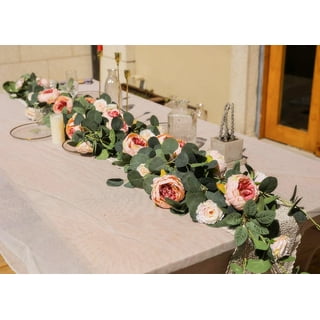 Vintage Artificial Peony Silk Flowers Bouquet for Wedding Party Office ...