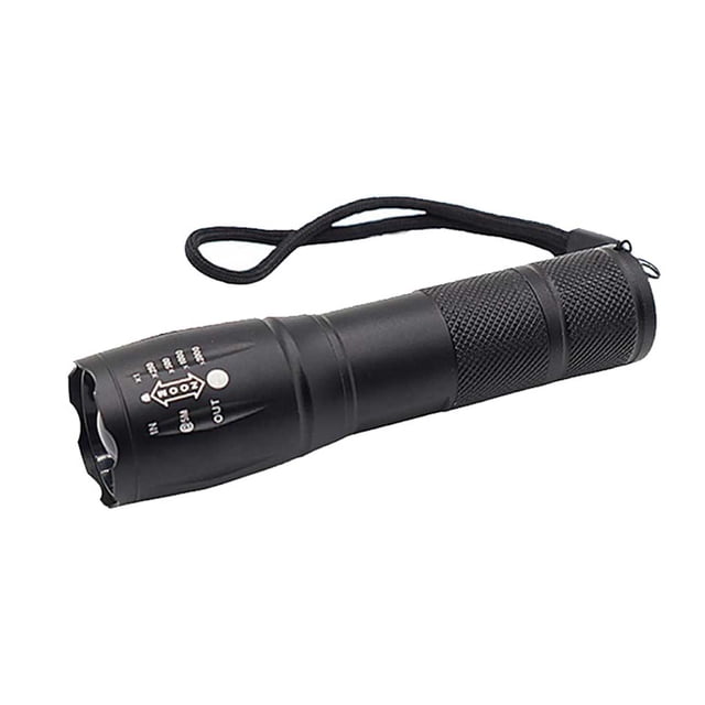 Kenally Linterna de aleación de aluminio, 1200mAh, antióxido, recargable, con , para supervivencia de emergencia, linterna eléctrica con Artesanía