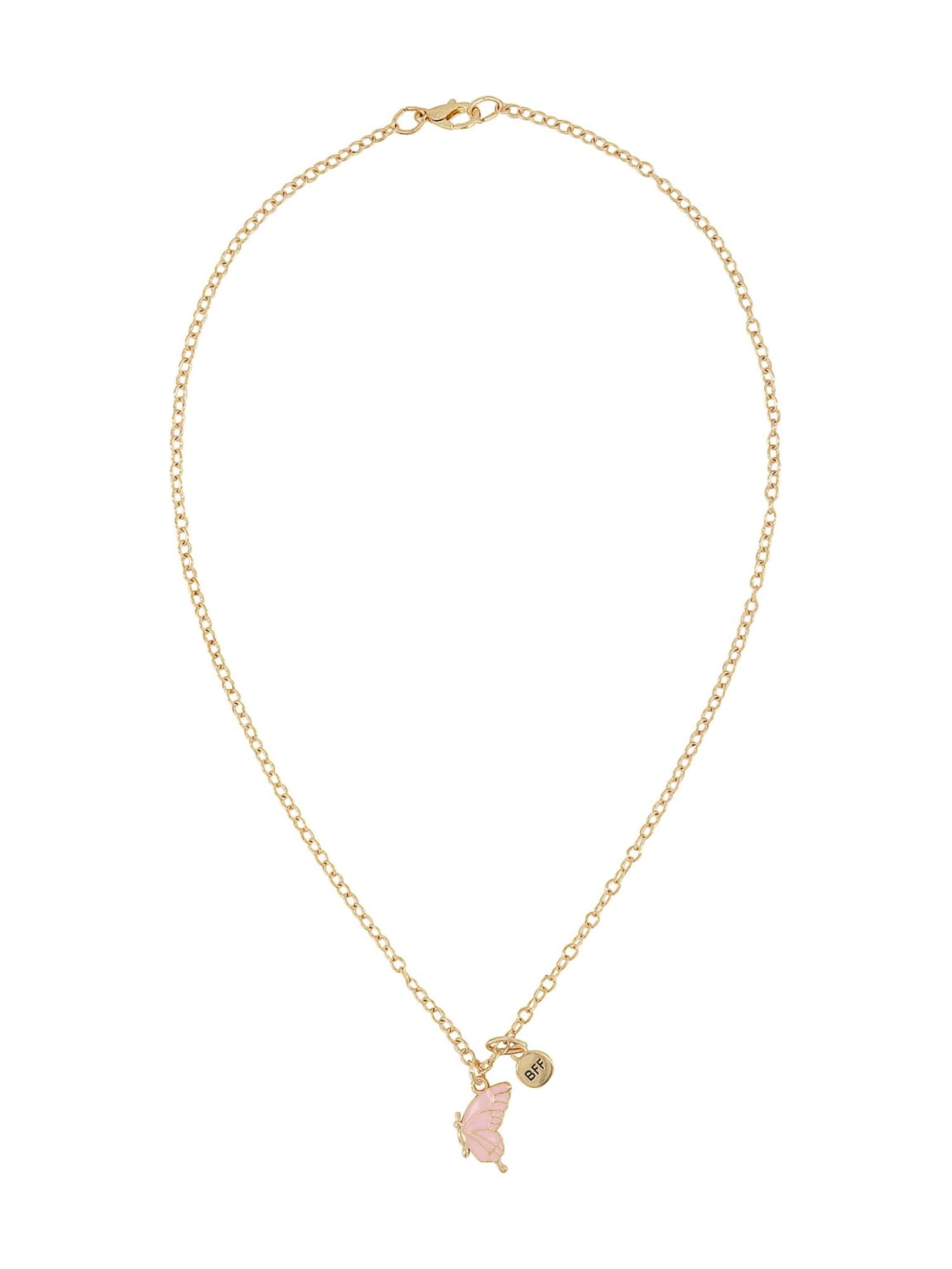 Claire's Best Friends Necklace Set - Butterfly, 2pcs