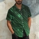 thumbnail image 2 of Mens Casual Manga Corta Botón Abajo Camisas Turndown Cuello Blusa de Impresión, Poliéster Ligero Top de la Moda para el Verano Al Aire Libre Y el Uso Diario, 2 of 6