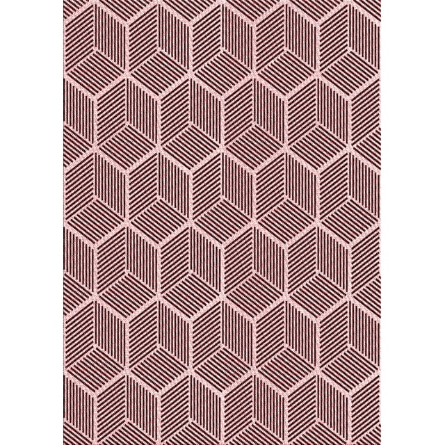 Ahgly Tapis Rectangulaire Lavable en Machine Intérieur Transitionnel Rose, 7 Pieds x 10 Pieds