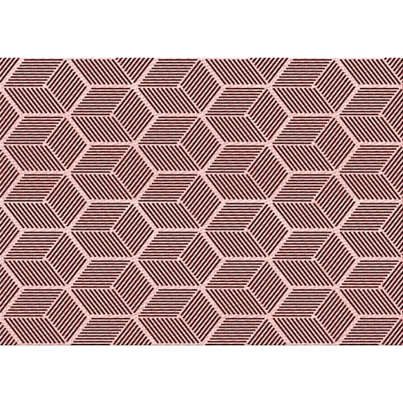 Ahgly Company Indoor Rectangle Patterned Pink Area Rugs, 6' x 9'