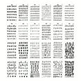 thumbnail image 1 of 24 Pcs Pochoirs de Lettres en Plastique Souple, 1 of 8