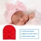 thumbnail image 3 of Minnieouse Gorros de bebé con lazo, gorros para recién nacidos, regalos de cumpleaños, accesorios cómodos para niños pequeños, suministros de Sombreros rojo Minnieouse AP009361-02B, 3 of 5