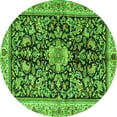 thumbnail image 1 of Ahgly Company Indoor Round Animal Green Traditional Area Rugs, 6' Round, 1 of 1
