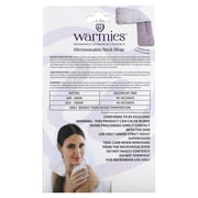 Warmies Heating Pad Wrap, Microwavable Neck and Shoulder Weighted Plush Heat Pad, Curly Gray
