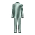 thumbnail image 3 of AceBaby Christmas Matching Pajamas for Family Striped Holiday Loungewear Soft Sleepwear Outfits, 3 of 10