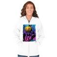 thumbnail image 3 of Vaporwave NASA Space Astronaut Zip Up Hoodie Men's Women's Brisco Brands M, 3 of 6