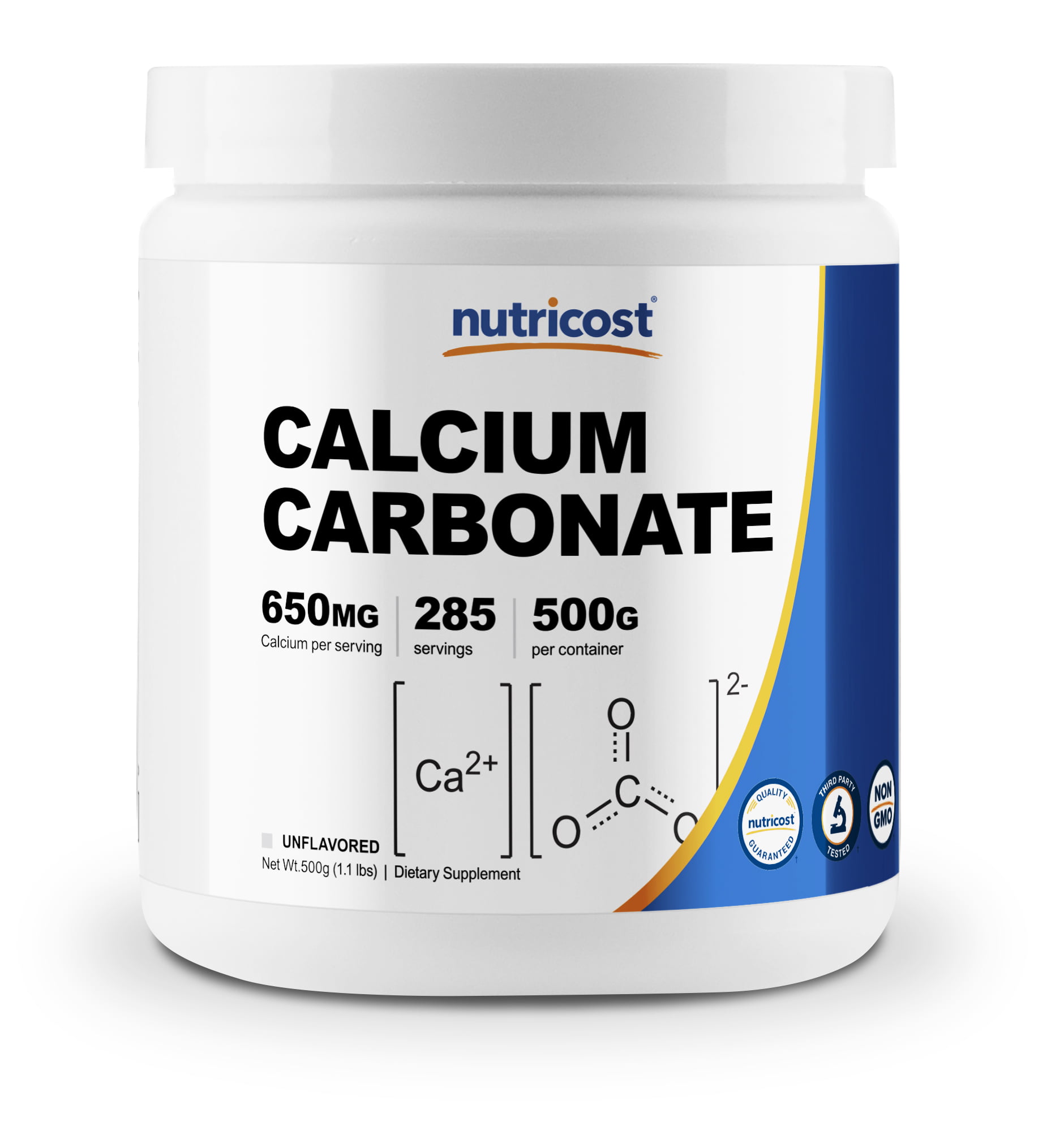 is calcium carbonate safe in food