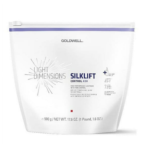 {17.6} Goldwell Light Dimensions Silklift Control Ash Lightener w/ SLEEKSHOP Hair Rat Tail Steel Pin Comb for Scalp