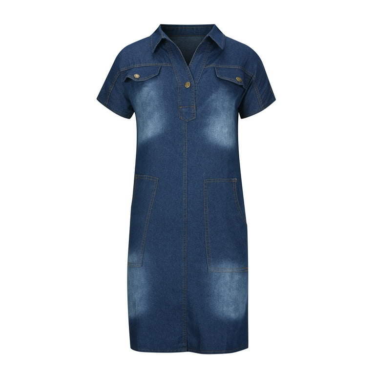 white christmas dresses The Classy Denim Dress – The Sassy Boo Boutique