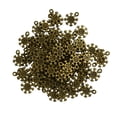 thumbnail image 1 of Paquete de 100 Colgantes de adornos de nieve de Navidad BLESIY bronce retro Colgantes de los encantos, 1 of 6