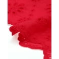 thumbnail image 5 of DARING DIVA Eyelet Sleeveless A Line Midi Tank Dress S Red, 5 of 6