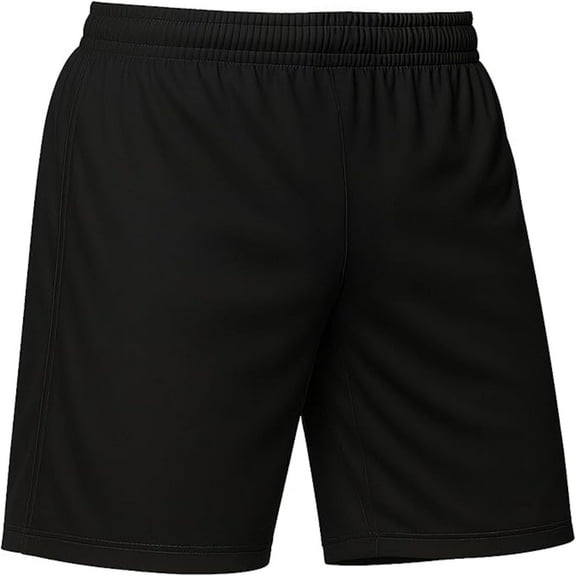 Just 4 Kicks Youth L Soccer Shorts, Black, Athletic Fit for Kids