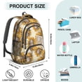 thumbnail image 5 of Sunflower Backpack for School,Cute School Bag,Schoolbag with Adjustable Shoulder Straps & Padded Back,16.9 Inch, 5 of 5