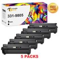 thumbnail image 1 of Toner Bank Cartouche de Toner Compatible de Remplacement pour Dell 331-9805 Haute Capacité (Noir, Lot de 5), 1 of 8