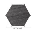 thumbnail image 1 of Trampoline Sun Shade Cover UV Protection for 6FT 8FT 10FT 12FT 14FT Outdoor Trampolines with Easy Installation Straps, 1 of 5