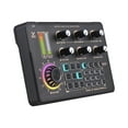 thumbnail image 2 of Streaming Live Sound Card Audio Recording Professional Sound Card Mixer with DJ Mixer Effects and Voice Changer BT Wireless Audio Interface Built-in Rechargeable Battery for, 2 of 6