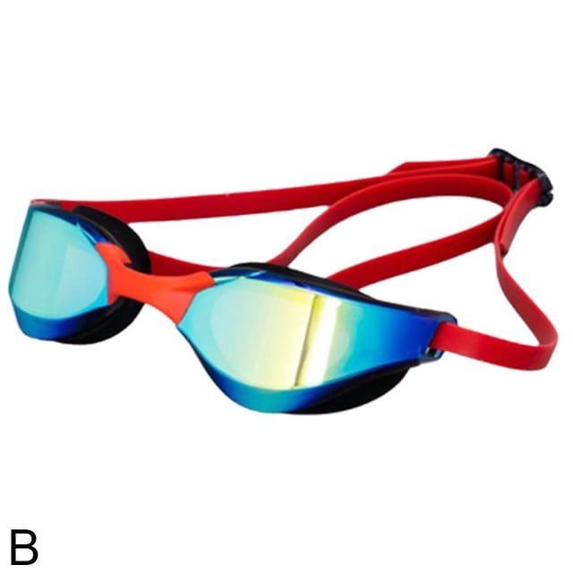 Swimming Goggles For Adults, Anti-Fog Electroplating Swimming Goggles, Silicone Waterproof Professional Racing Goggles, Racing Swimming Goggles