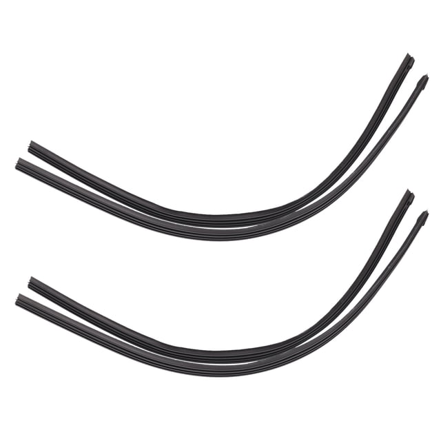 4PCS 18 Inch 6mm Frame Windshield Wiper Blade Refill Car Bus Silicone Universal