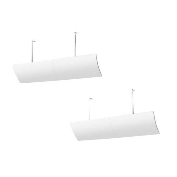 2PCHeating & Air Vent Deflector for Home Sidewall, Deflector Universal Adjustable Air Conditioning Deflector, or Vents, Sidewall, and Ceiling Registers,7.4*31.4in