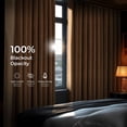 thumbnail image 3 of Half Price Drapes Signature Amber Extra Wide Velvet Blackout Curtains (1 Panel), 100WX 120L, 3 of 9