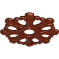 thumbnail image 3 of Ekena Millwork 20 7/8"OD x 3 5/8"ID x 1"P Angel Ceiling Medallion (Fits Canopies up to 4 3/8"), Hand-Painted Firebrick, 3 of 7