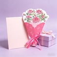 thumbnail image 4 of Floral Greeting Card with Ribbon 8x6 Inch Blank Inside for Birthday Anniversary Thank You Gift, 4 of 6