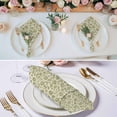 thumbnail image 2 of Cloth Napkins Set of 4 - 20x20 Inches, Green Floral Washable Reusable Table Napkins, Vintage Rustic Botanical Spring Soft & Absortbent Dining Napkin for Party Wedding Hotel Restaurant, 2 of 8