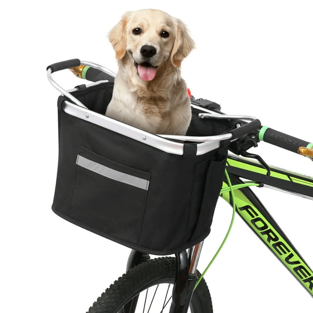 Bolsa para bicicleta Cesta plegable para bicicleta, manillar de bicicleta, cesta delantera, bolsa pa TOMSHOO Bolsa para bicicleta