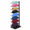 Black, variant on Black 8 Tier Metal Hat Rack Stand, Holds Up To 64 Caps For Home And Retail Use