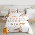 thumbnail image 2 of Feelyou Kawaii Cat Animal Twin Comforter Sets, Monogrammed A - Z Bedding Set, 2 Pieces, 2 of 8