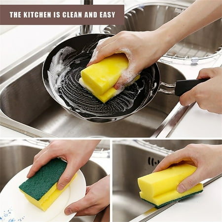 

Watching You Hand Towel Kitchen Towels Dish Dish And Towels for Kitchen High-density Dishwashing Sponge For Kitchen Cleaning Nano-